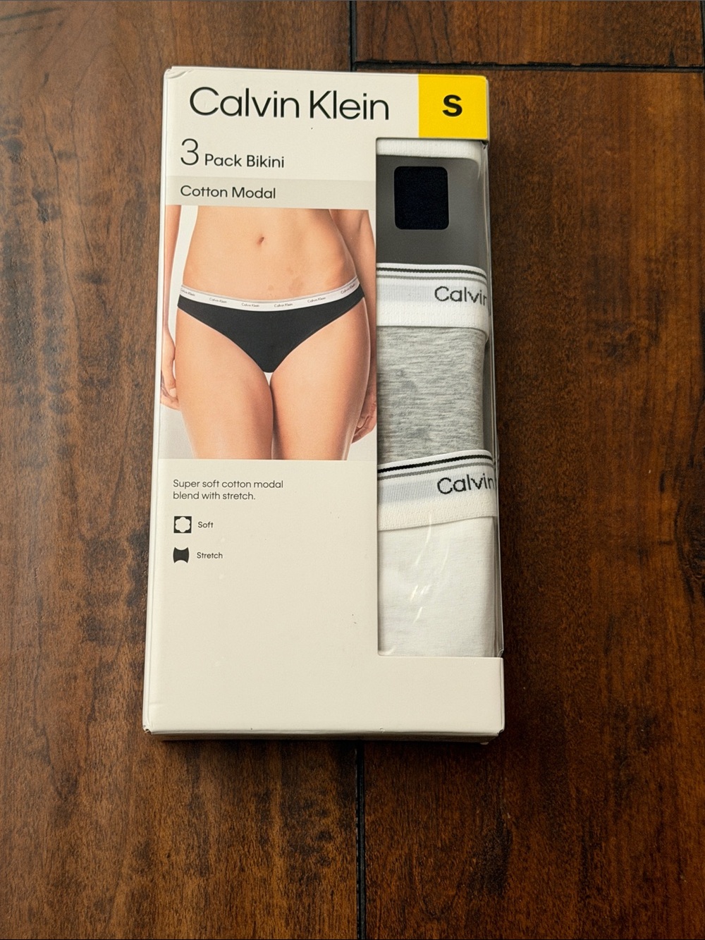 Calvin Klein Women’s 3-Pack Bikini Briefs - Black, Gray, White